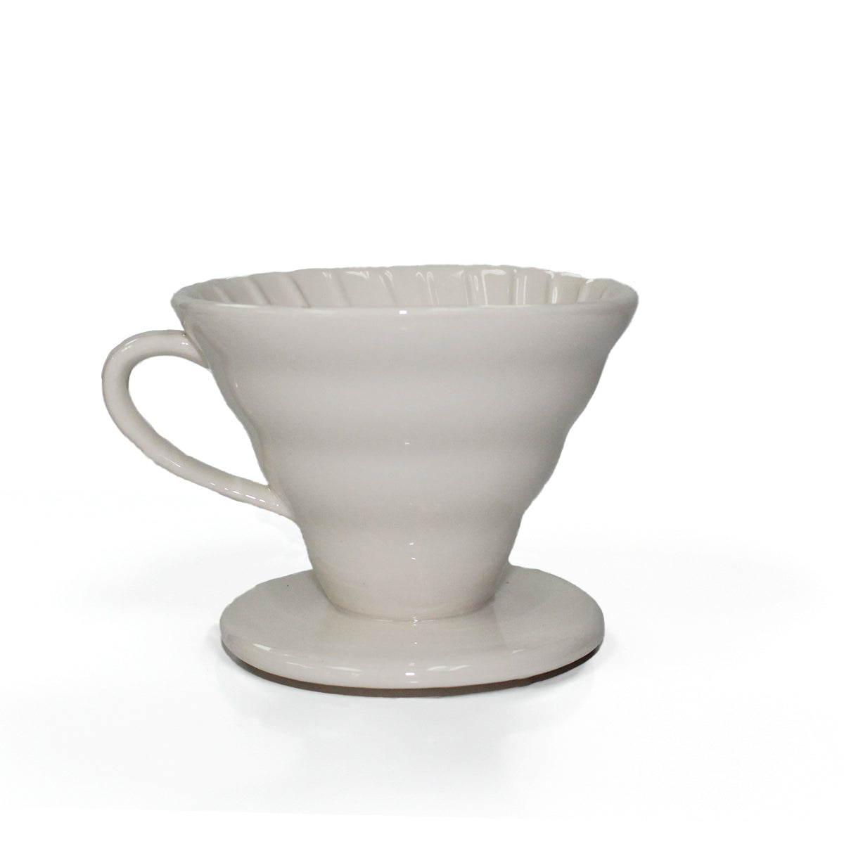 Crimson 2 Cup Ceramic Dripper - White