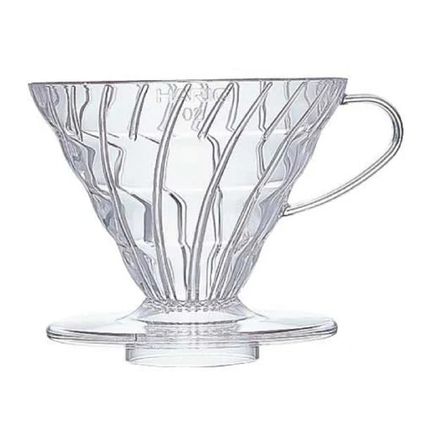 Hario V60 Coffee Dripper, 02, Clear Plastic